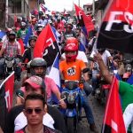 Familias de Boaco participan en caravana por la paz familias