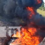 Incineran droga ocupada la semana pasada en el Caribe Norte nicaragua