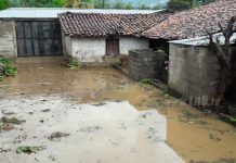 Calles agrietadas y viviendas inundadas por fuertes lluvias en Ocotal fuertes lluvias