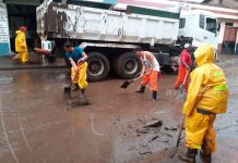 Fuerte lluvia causa caos total en las calles de Matagalpa nicaragua