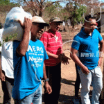 Paquetes alimenticios son recibidos por familias de Nandaime nicaragua