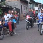 Río Blanco celebra el día de la biblia con una alegre caravana nicaragua