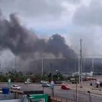 Brasil: Incendio destruye cabinas en estadio de Fortaleza brasil
