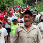 Familias de la comarca Cerro Blanco Abajo exigen ¡Justicia y derechos humanos para todos! caminata justica y reparacion