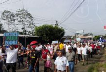 caminata "justicia por victimas de terrorismo"