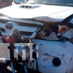 Rivas: Colisión deja daños materiales y una persona lesionada de gravedad nicaragua