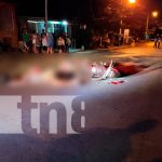 Accidente de tránsito deja un muerto y un lesionado en Managua nicaragua