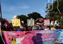 Familias de Tipitapa participan en caminata «Con La Paz No Se Juega» nicaragua