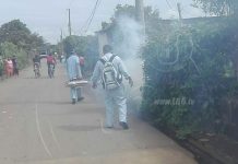 Minsa realiza jornada de fumigación en barrios de San Marcos, Carazo nicaragua