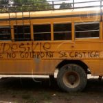 Secuestran bus con más de 20 pasajeros en la vía el Naranjo, Waslala Waslala