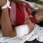 derrumbe de tierra sobre la Carretera Sur