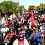 Realizan caminata en Tipitapa en respaldo a Evo Morales caminata