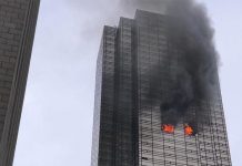 EEUU: Incendio en torre Trump deja un fallecido edificio