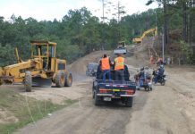 Avanza construcción del tramo de carretera Macuelizo-Ococona en Nueva Segovia