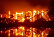 Feroz incencio en California suma 5 muertos, 12 desaparecidos y 38,000 personas evacuadas