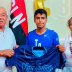 Selección departamental triple A de Nandaime recibe uniformes nicaragua