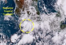 Activan alerta roja en Guerrero ante cercanía de Carlotta
