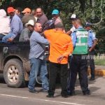 Policía Nacional brinda seguridad a las familias en Río Blanco nicaragua