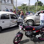 Pasajero de taxi perece en brutal colisión en Las Piedrecitas managua