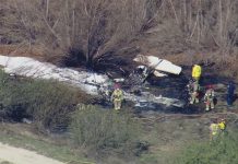 Al menos cuatro muertos al estrellarse avioneta en California muertos