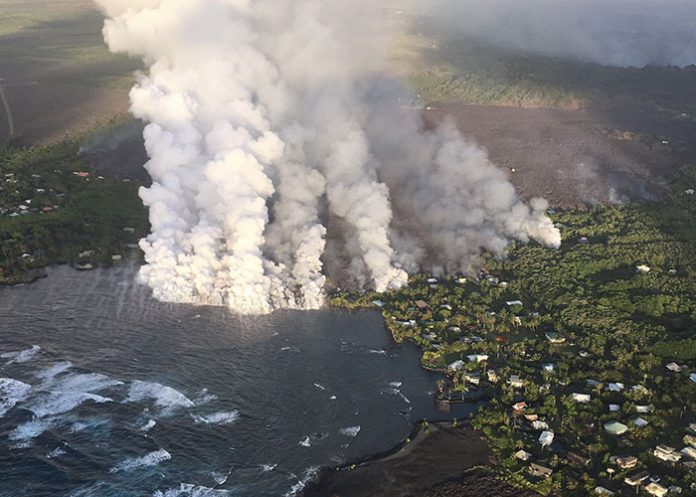 lava del volcan kilauea
