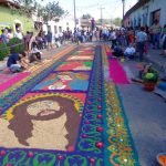 Tegucigalpa y Comayagua se visten de colores con alfombras de aserrín honduras