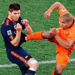 Nigel De Jong dio su versión sobre la patada a Xabi Alonso nigel