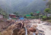 Deslizamiento de lodo deja cuatro desaparecidos en Perú deslizamiento de lodo