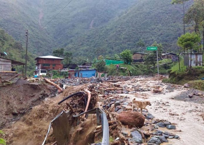 deslizamiento de lodo