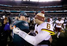 Eagles vencen a Redskins y a Mark Sánchez carson
