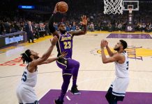 LeBron guía a Lakers en su tercer triunfo en cuatro jornadas nicaragua