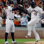 Con 4 jonrones, Astros vencen a Indios en 1er choque astros