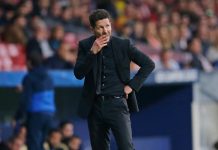 Simeone no podrá dirigir en la final de la Liga Europa atletico