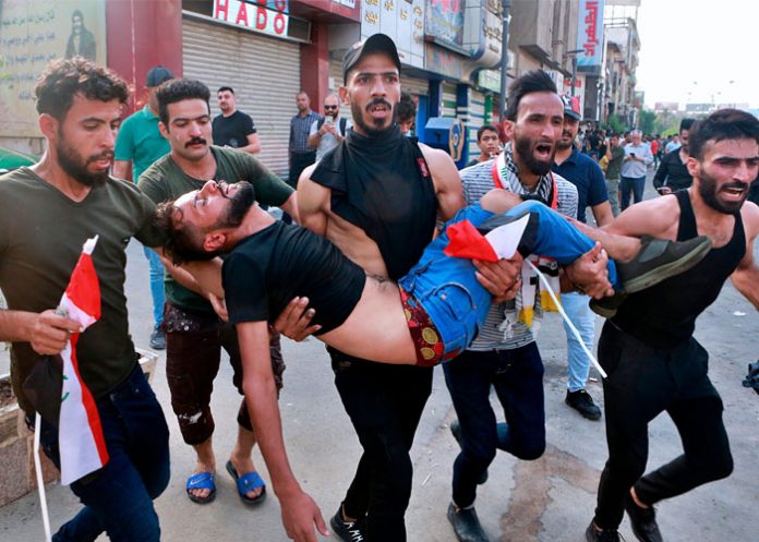 protestas en irak