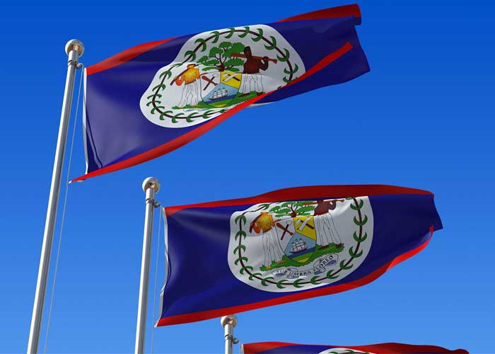 Bandera-de-Belice belice