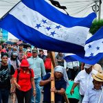 Docentes paralizan la capital de Honduras honduras