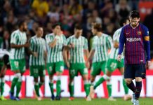 Messi vuelve y anota 2, pero Barcelona cae ante Betis