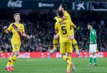 Barcelona le gana al Betis y se mantiene en la pelea por el título lionel