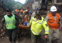 Nuevo derrumbe provoca al menos un muerto y 4 heridos graves en Bolivia derrumbe
