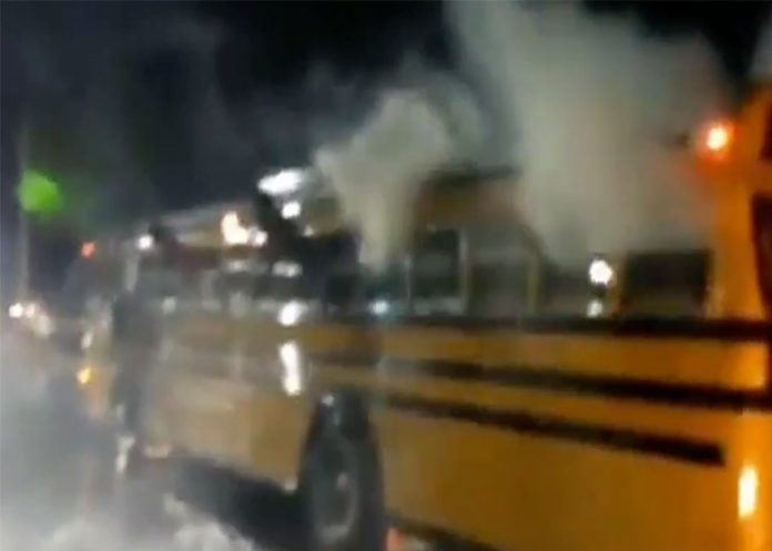 Bombas-lacrimogenas-San-Pedro-Sula honduras