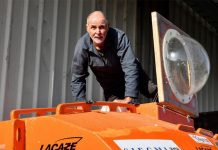Francés de 72 años se lanza a una travesía del Atlántico en un barril capsula naranja