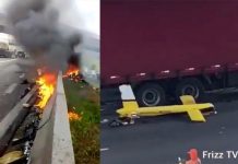 Dos muertos tras estrellarse un helicóptero en una carretera de Sao Paulo (VIDEOS) brasil