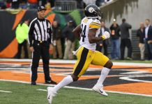 Antonio Brown anota al final; Steelers vencen a Bengals