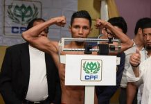 Byron Rojas perdió por decisión unánime ante CP Freshmart byron