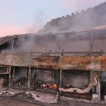 autobus calcinado en turquia