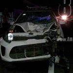 Motociclista grave al ser catapultado por auto en la Panamericana Sur nicaragua