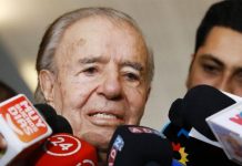 Expresidente argentino Carlos Menem es condenado a prisión argentina