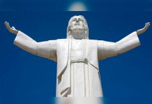 Incendio dañó gran imagen de Cristo en Perú
