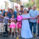 6 cuadras son inauguradas en el barrio Anexo a Los Arcos, Managua nicaragua
