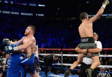Quedó atrás controversia de guantes de Canelo y Golovkin canelo